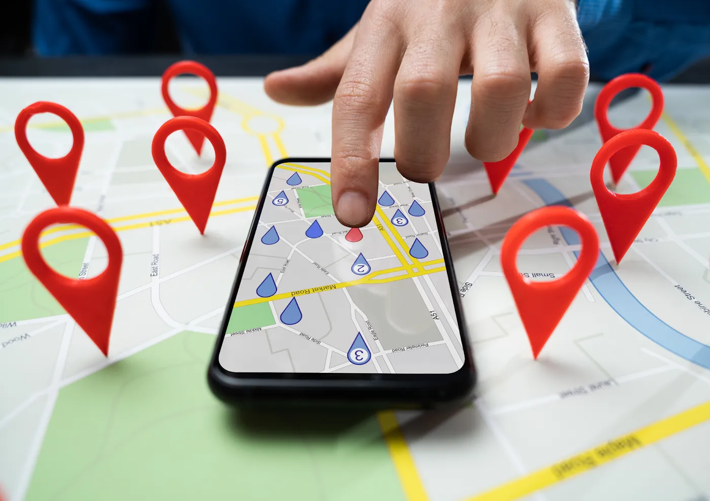 Google maps agencia inmobiliaria