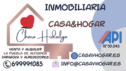 CASA&HOGAR - Agencia inmobiliaria en La Puebla de Alfindén