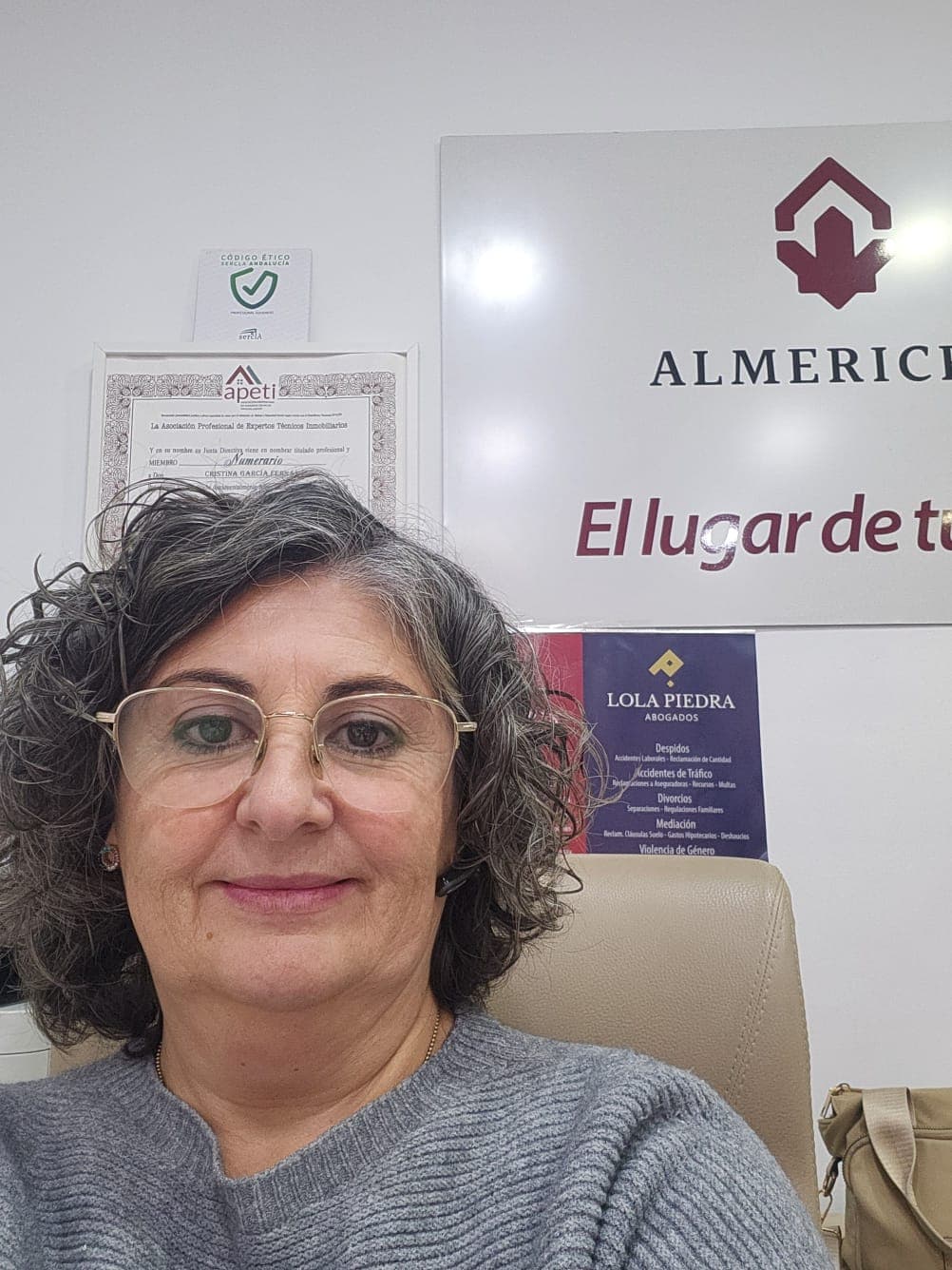 Agente inmobiliario en Almería: Cristina García