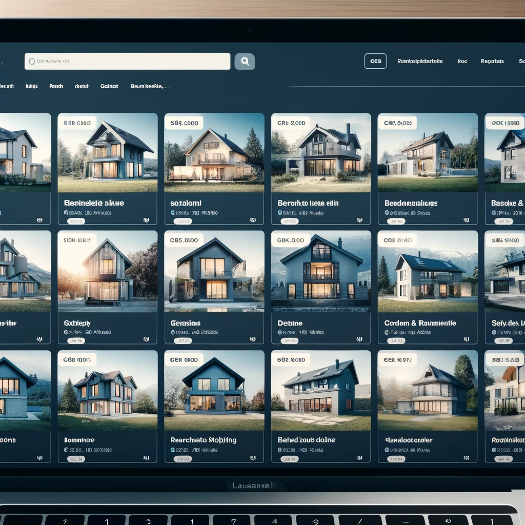 Ejemplo de catálogo web inmobiliario