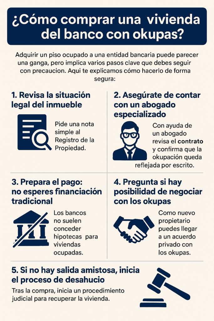 Proceso para comprar una vivienda con okupas