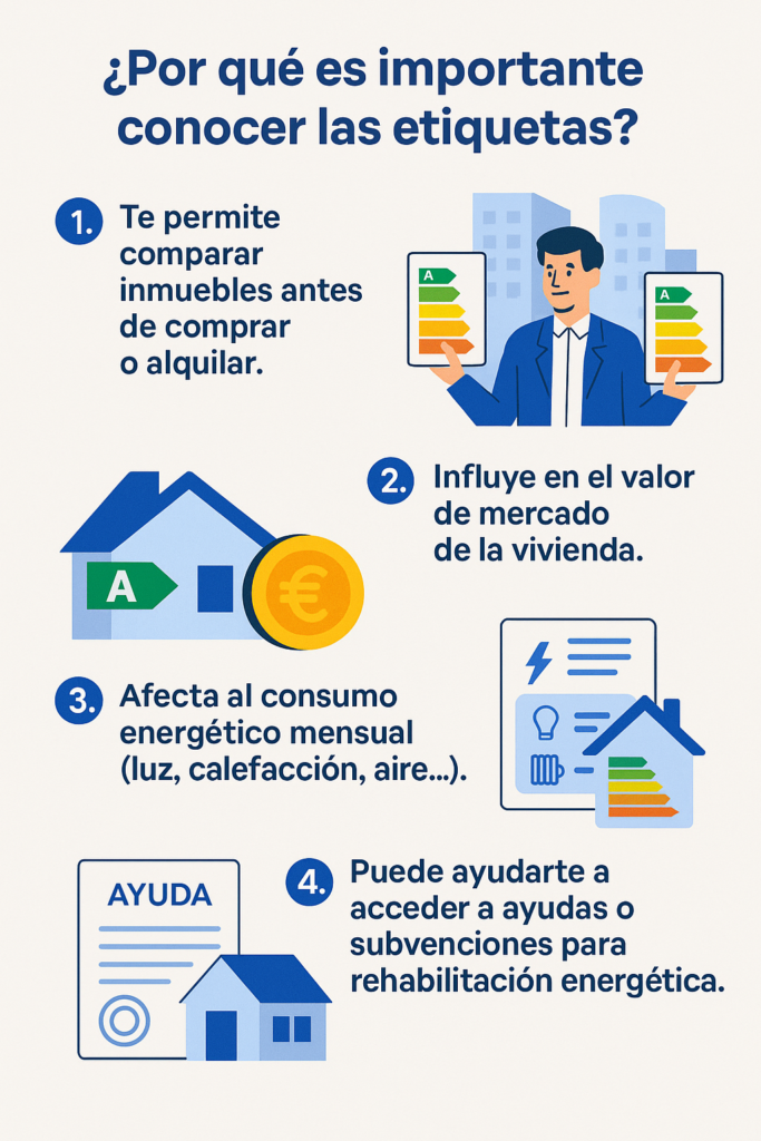 Importancia de las etiquetas de eficiencia energética